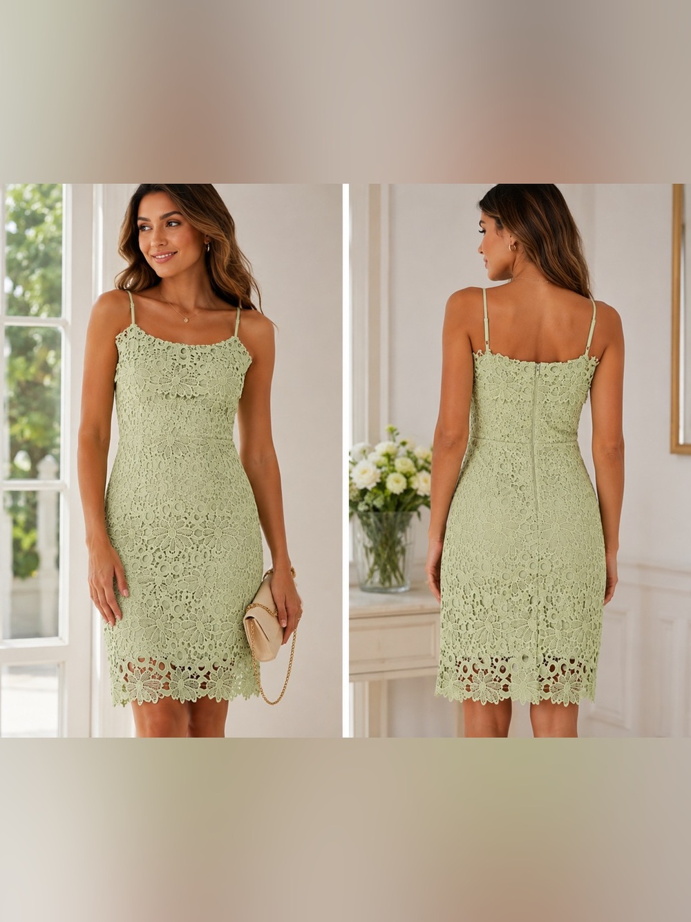 Nanette Lepore Green Floral Lace Cold Shoulder Sheath Dress Size 10
